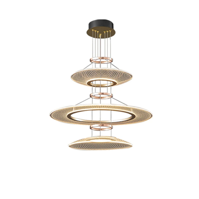 LED Pendant Chandelier with Adjustable Lengths - Sophisticated Lighting Solution for Diverse Environments
