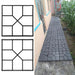 Versatile DIY Concrete Walkway Mold for Personalized Garden Paths and Driveways