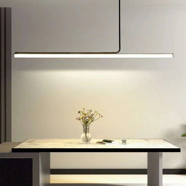 Modern Scandinavian LED Pendant Light with Remote Dimming - Chic Fixture for Dining and Home Bar Areas