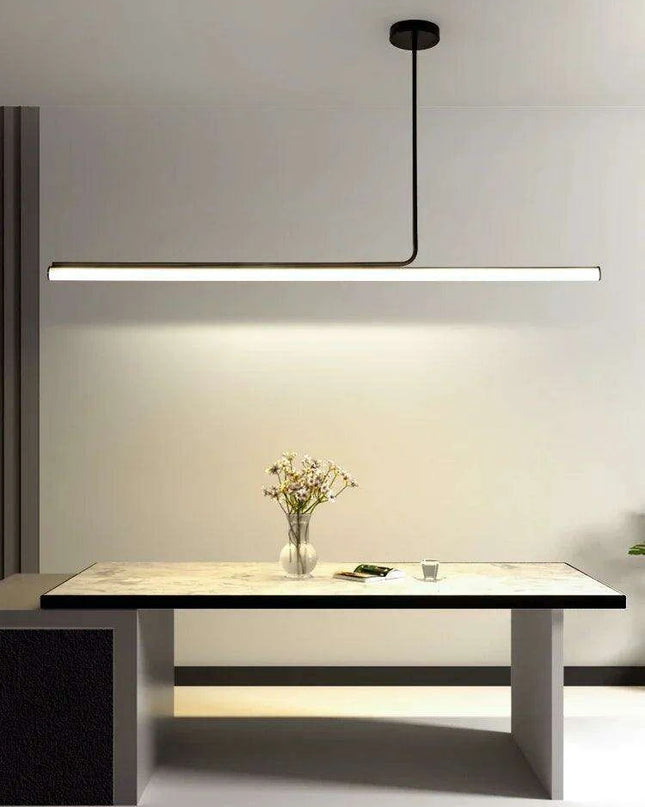 Modern Scandinavian LED Pendant Light with Remote Dimming - Chic Fixture for Dining and Home Bar Areas