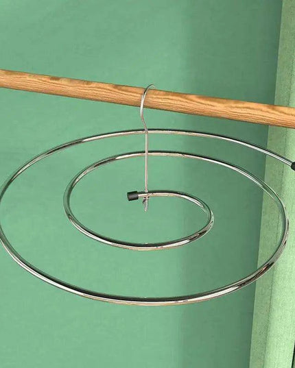 Space-Saving Stainless Steel Spiral Laundry Drying Rack for Large Item Quick Drying