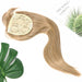 17-Inch Clip-In Synthetic Hair Topper with Silk Base and Bangs for Women