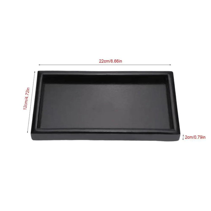 Elegant Rectangular Wooden Serving Tray Set - Eco-Friendly Tea Accessories in 3 Sizes