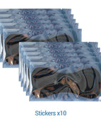 10pcs sticker