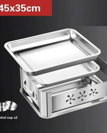 Deluxe Stainless Steel Fish Grilling Kit with Infusion Tray and Korean BBQ Features