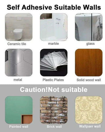 Modern Self-Adhesive Acrylic U-Shaped Towel Rack for Stylish Bathroom and Kitchen Storage