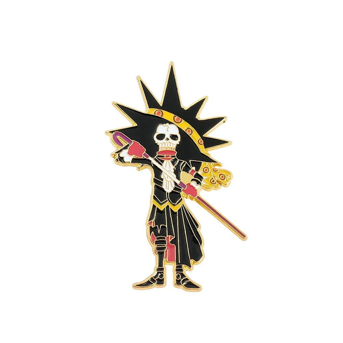 One Piece Anime Character Enamel Pin Set - Stylish Anime Jewelry Collection