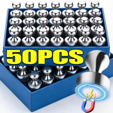 1-50Pcs Super Strong Neodymium Magnet Pushpin for Refrigerator Whiteboard Magnetic Pushpins Sucker Thumbtack Magnets Push Pins 1-50pcs-super-strong-neodymium-magnet-pushpin-for-refrigerator-whiteboard-magnetic-pushpins-sucker-thumbtack-magnets-push-pins