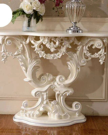 European Vintage Console Table - Classic Entryway Storage Solution