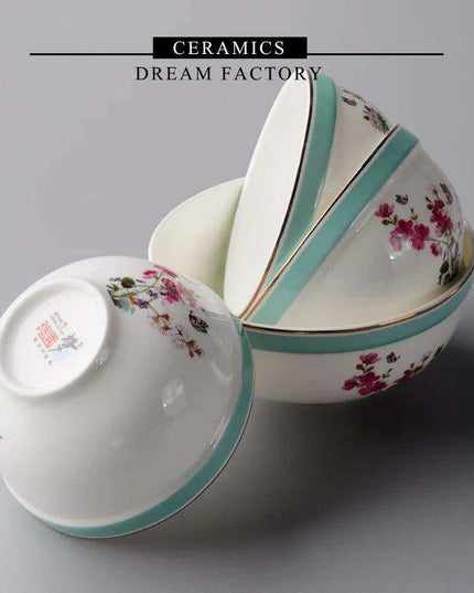 Exquisite Chinese Bone China Dinnerware Set for an Elevated Dining Experience