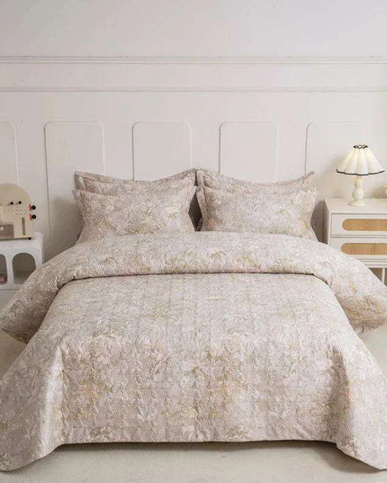 Chic 100% Cotton Plaid Coverlet Set for Double Beds - Multi-Functional Bedspread