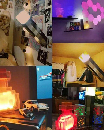 Playful Brownstone Cartoon LED Rechargeable Night Light Torch for Kids - 11-Inch with 4 Color Options