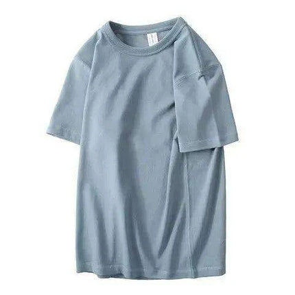 Men's Premium Khaki Cotton T-Shirt with Soft Brushed Neck