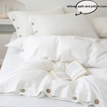 3pcs 100% cotton bedding set Double Duvet Cover Set 220x240 Solid Twist Cotton King Size Bedding Set Quilt Cover Set 3pcs-100-cotton-bedding-set-double-duvet-cover-set-220x240-solid-twist-cotton-king-size-bedding-set-quilt-cover-set