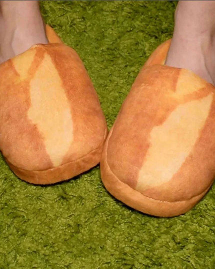 Burger Delight Cozy Slippers - Whimsical Loungewear for Autumn/Winter