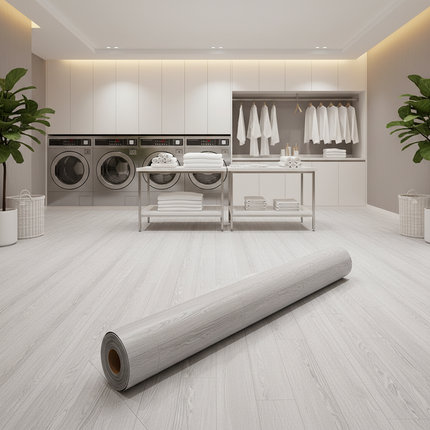 Wood Grain Floor Stickers - Self-Adhesive Waterproof Matte