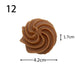 Lifelike Cookie Display Collection - 16 Realistic Replicas for Bakery Showcases and Photography