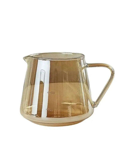 Stylish Borosilicate Glass Coffee Brewing Kit with Precision V-Funnel - Available in 300ml and 600ml Sizes