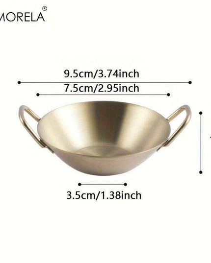 Korean Cuisine Stainless Steel Seasoning Bowls: Elegant Essential for Fine Dining