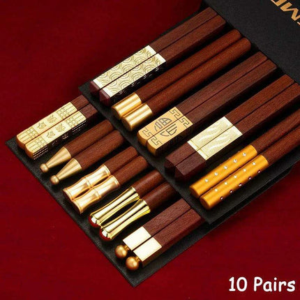 Sophisticated Ruby Bamboo Chopstick Collection - Transform Your Asian Dining Adventure