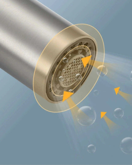 Sleek Gunmetal Gray Kitchen Faucet with Magnetic Docking, Easy Single Handle Control for Hot & Cold Water