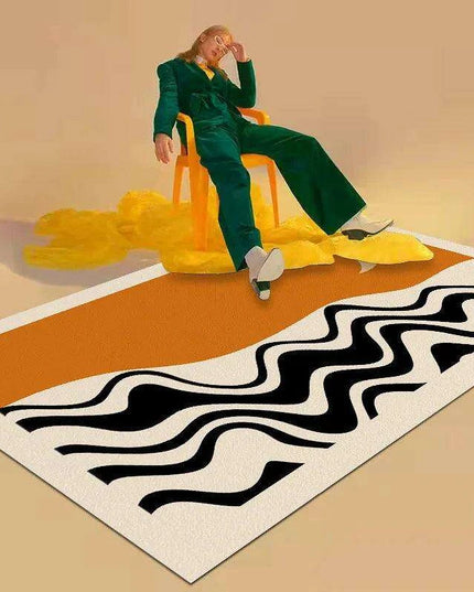 Chic Nordic-Inspired Eco-Friendly Rug Collection for Stylish Home Interiors - Customizable Sizes Available