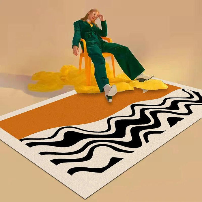 Chic Nordic-Inspired Eco-Friendly Rug Collection for Stylish Home Interiors - Customizable Sizes Available