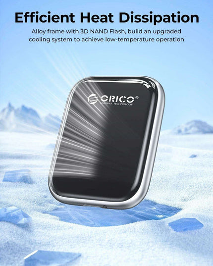 ORICO Beetle 2TB Portable SSD - Ultra-Fast Data Transfer for MacBooks, Laptops, and More