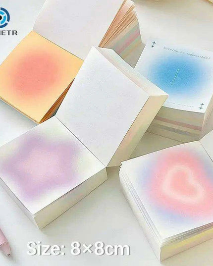 Colorful Gradient Thick-Page Spiral Notebook - 400 Pages for Notes, Art, and Planning