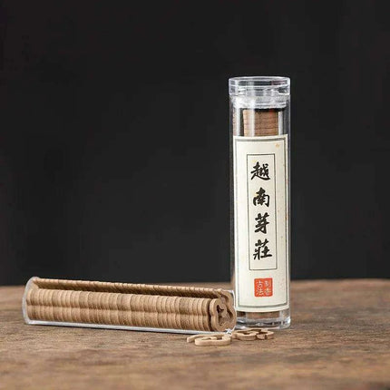 Aromatic Sandalwood and Cinnamon Mini Incense Disks - 42 Pieces for Meditation and Serenity