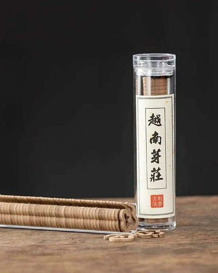 Aromatic Sandalwood and Cinnamon Mini Incense Disks - 42 Pieces for Meditation and Serenity