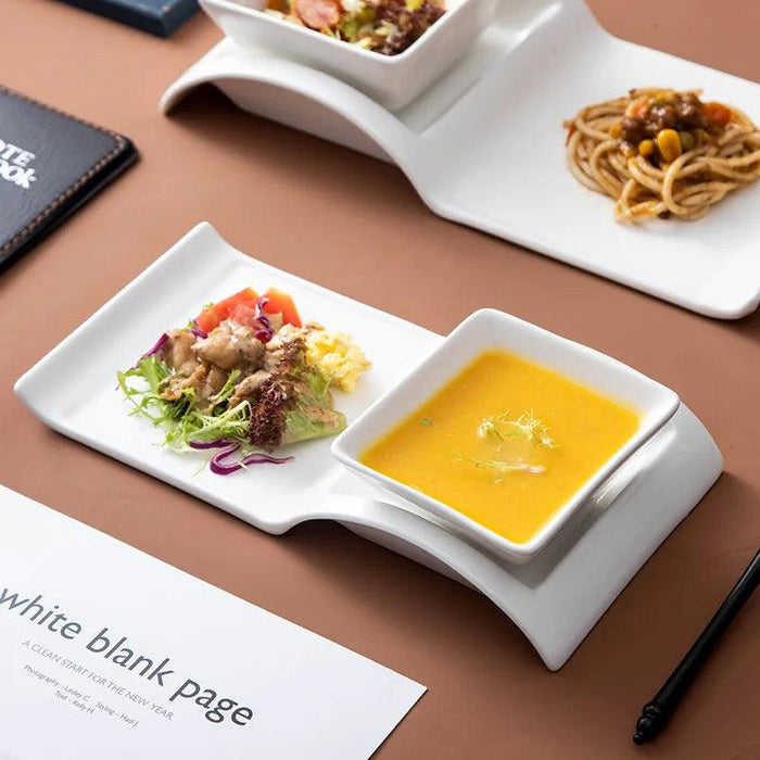 Sophisticated Japanese Ceramic Dining Set: A Luxurious Experience for Every Occasion