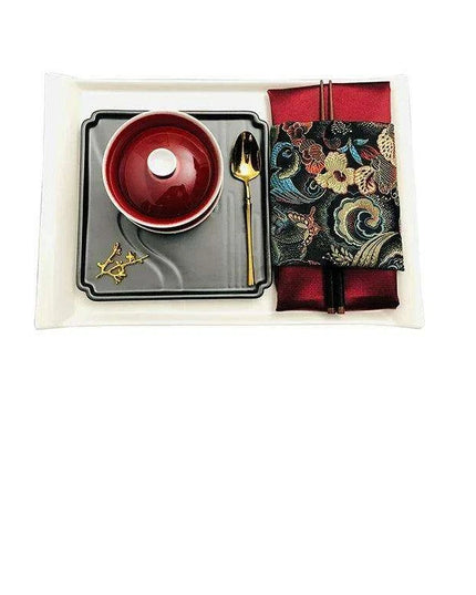 Luxury Botanical Porcelain Dining Set for Elegant Occasions