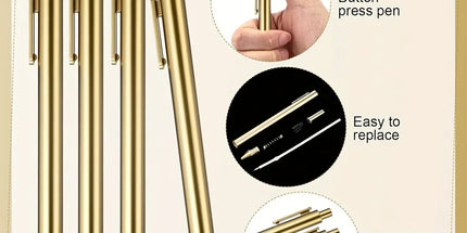 Custom 40pcs Luxury Ballpoint Pen Set with Black Gift Box Retractable Black Ink Laser-Engraved Text, Smooth Writing Pen 10/40pcs custom-40pcs-luxury-ballpoint-pen-set-with-black-gift-box-retractable-black-ink-laser-engraved-text-smooth-writing-pen-10-40pcs