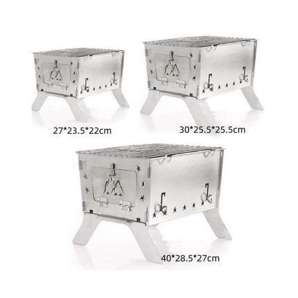 All-in-One Outdoor Portable Grill and Fire Pit for Adventurers