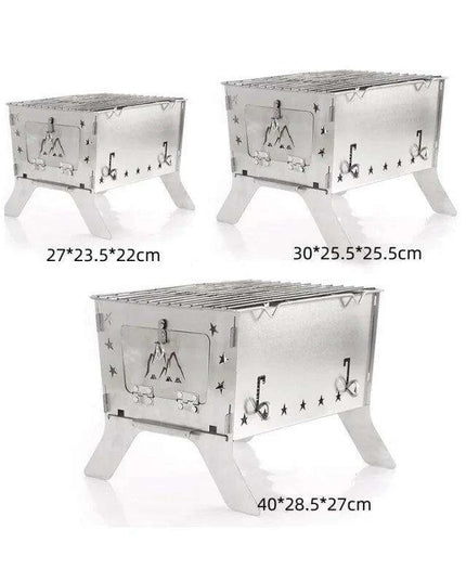 All-in-One Outdoor Portable Grill and Fire Pit for Adventurers