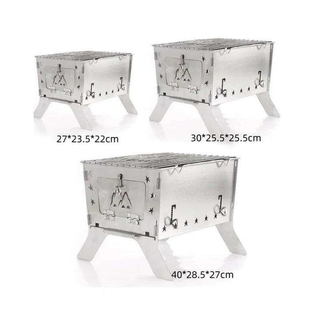 All-in-One Outdoor Portable Grill and Fire Pit for Adventurers