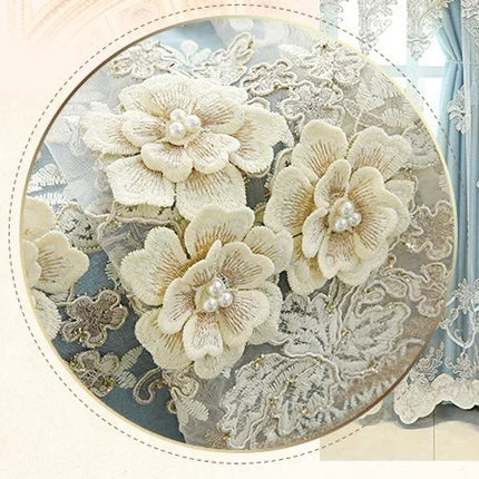Luxury Embroidered Blackout Curtains & Tulle Panels