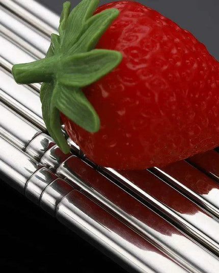 Elegant Stainless Steel Sushi Chopsticks with Enhanced Grip for Asian Cuisine