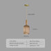Scandinavian-Inspired Minimalist Glass LED Pendant Lights - Elegant Japanese Design for Home Interiors