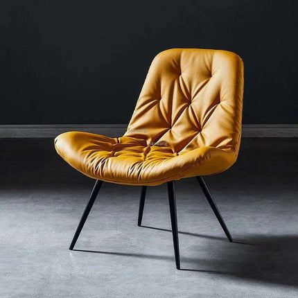 Nordic Elegance Leather Single Sofa: Redefine Comfort and Style in Your Living Space