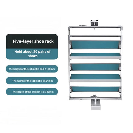 360° Rotating Shoe Rack — 4, 5 & 6 Tier | Très Elite