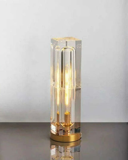 Elegant Nordic Crystal LED Desk Lamp - Adjustable Contemporary Lighting Fixture