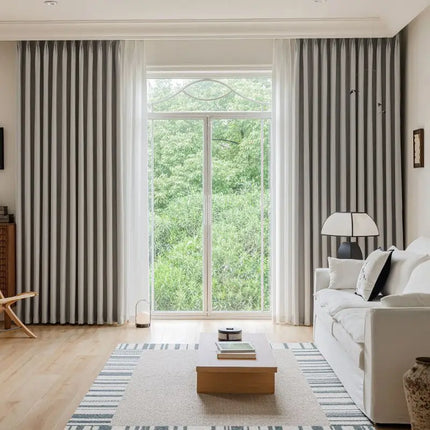 Extra Long 95% Blackout Jacquard Curtain – Custom Size, Up to 310 cm Height