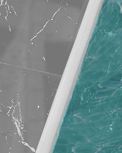 Seamless Silicone Shower Water Barrier for Curbless Installations