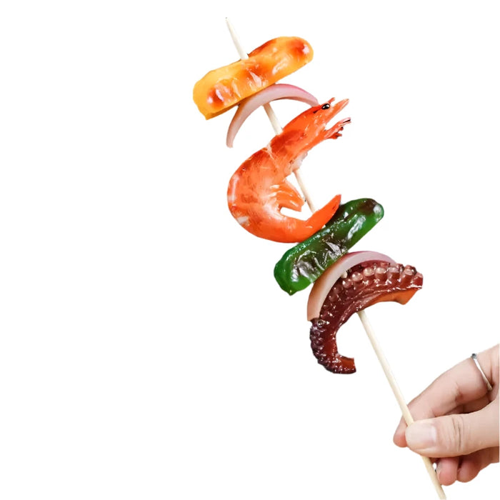 Realistic Barbecue Simulation Skewers for Creative Cooking Displays and Fun Play