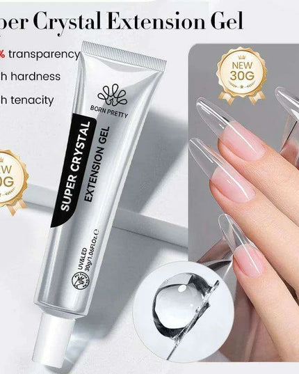 30g Ultra Clear UV Hard Gel for Exquisite Nail Extensions and Maximum Durability