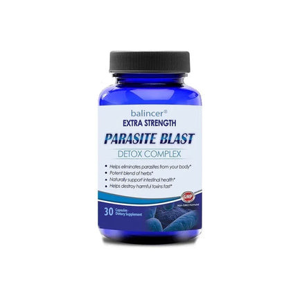 Balincer Extra Strength Parasite Blast Detox Complex — Herbal Gut & Colon Cleanse Capsules