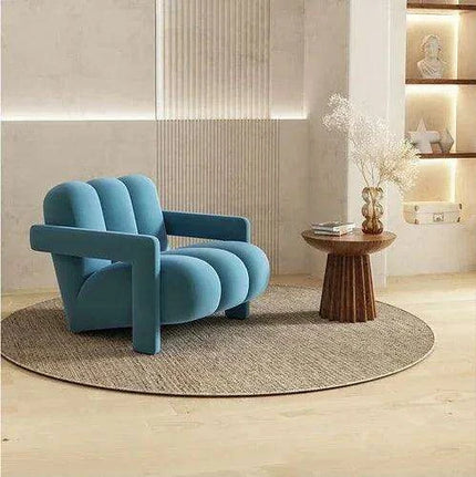 Chic Contemporary Leather Armchair Pair: Stylish Seating for Your Home