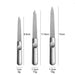 Salon-Worthy Nails Made Easy with Stainless Steel Nail File Set - 3 Sizes